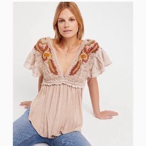 NWOT Free People Fiesta Nueva Top
